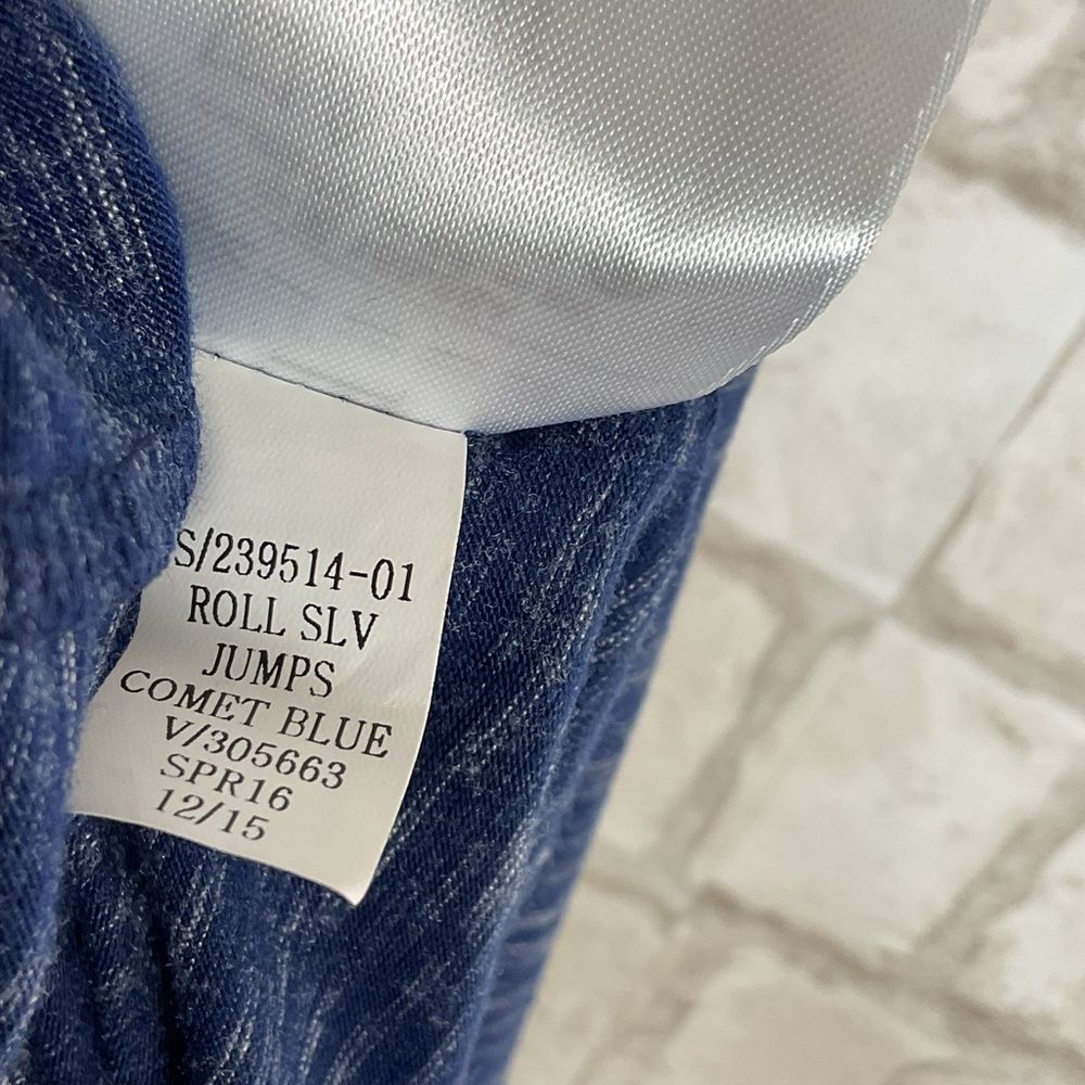 GAP Comet Blue Sleeveless Jumpsuit Size M - Picture 16 of 16